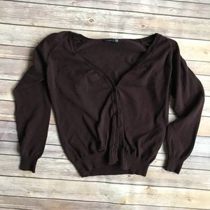 Dark Burgandy Cardigan